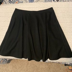HINGE black circle/skater skirt